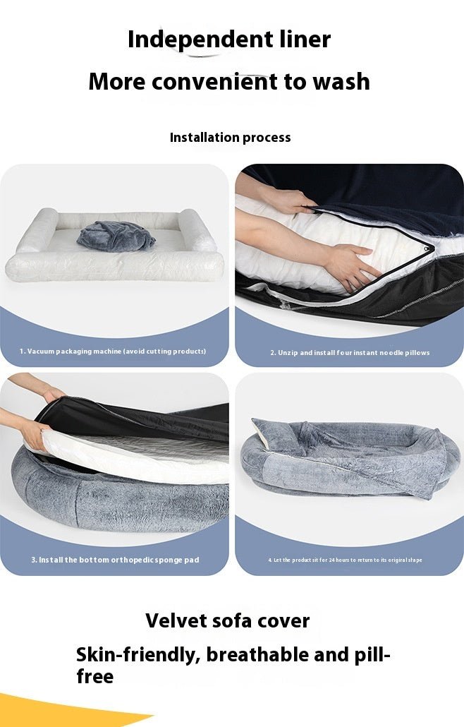 Removable & Washable Dog Bed β Adult Pet Kennel Cushion πΆποΈ - AVERSTOR