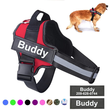 Personalized No - Pull Reflective Harness - AVERSTOR
