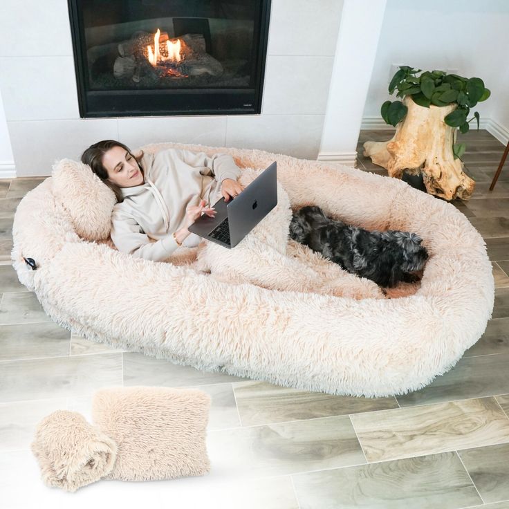 Removable & Washable Dog Bed – Adult Pet Kennel Cushion 🐶🛏️ - AVERSTOR