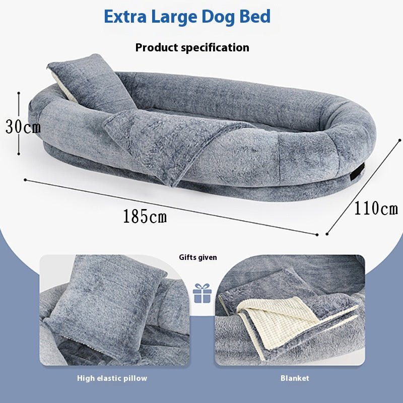 Removable & Washable Dog Bed – Adult Pet Kennel Cushion 🐶🛏️ - AVERSTOR